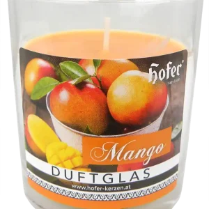 Duftkerze im Glas Mango Markenprodukt