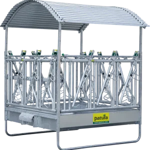 Patura Profi-Viereckraufe mit Sicherheits-Fangfressgitter Must-Have