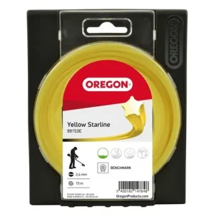 OREGON Mähfaden Nylonfaden Yellow 2,4 mm 15 Meter Bestseller