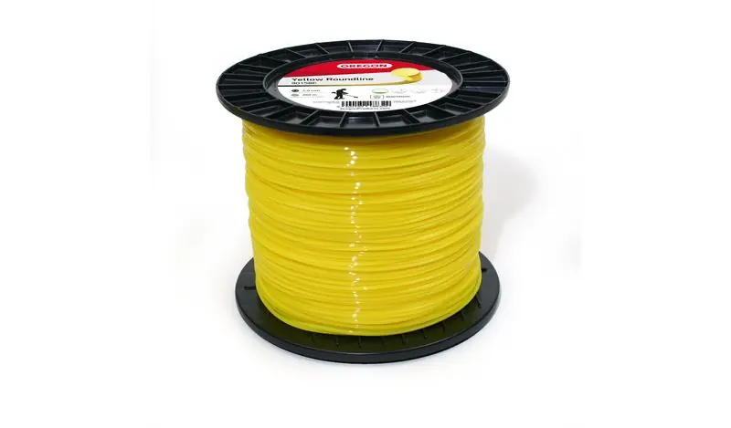 Highlight OREGON Nylon Mähfaden Freischneiderfaden Yellow Roundline Rund 2,4 mm 180 Meter