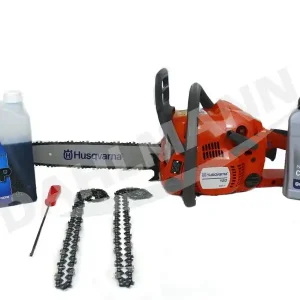 HUSQVARNA Motorsäge 120 Mark II 2,0 PS 35 cm Aktionspaket Öl Feile Ketten Top-Preis