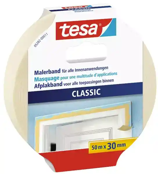 tesa Malerband Maler Kreppband 50m x 30mm Billig