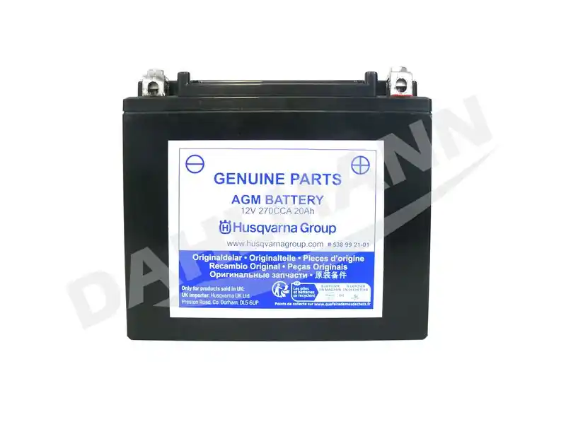 Batterie Starterbatterie AGM 12 Volt 20 Ah für HUSQVARNA Rasentraktor TC 112 Sofort Bestellen