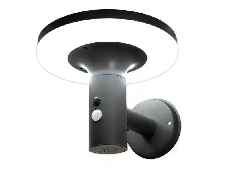 Heißes Angebot KYNAST Garden Solar LED Wandleuchte Anthrazit mit Bewegungsmelder Metall IP44