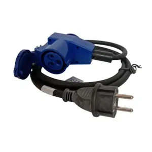 BRUNNER 0301082N Adapter Schukostecker/CEE90+Schukosteckdose IP44 30cm 3x2,5mm² Nur Für Kurze Zeit