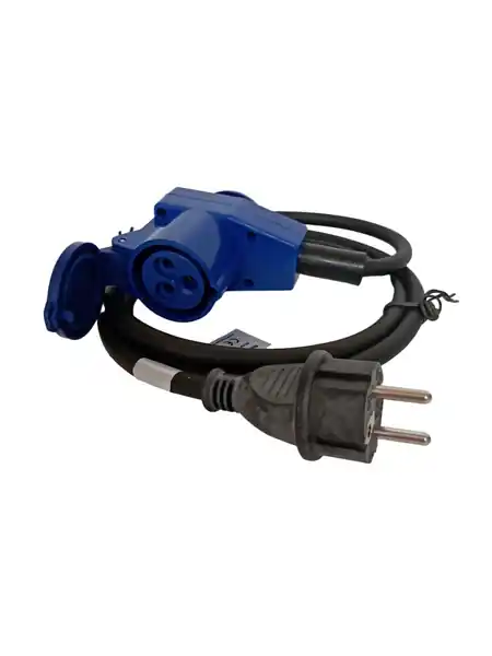 BRUNNER 0301082N Adapter Schukostecker/CEE90+Schukosteckdose IP44 30cm 3x2,5mm² Nur Für Kurze Zeit