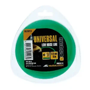 McCULLOCH NL0013 Universal Low Noise Nylon Rundfaden Mähfaden Green 2,0mm x 15m Heißes Angebot