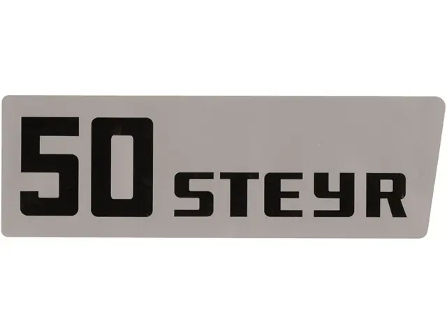 Markenware Aufkleberpaar zu Steyr Plus 50