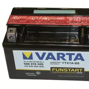 Neu Motorradbatterie 50615 12V 6AH