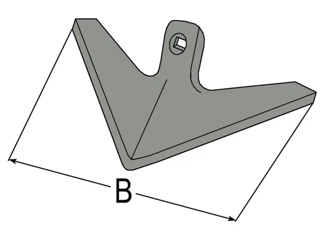 Geprüft Kulturschare 200 x 4 mm
