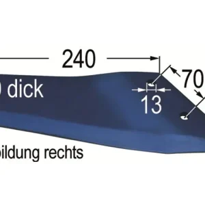 Sale Flügelschare re. gekröpft FL 3374420