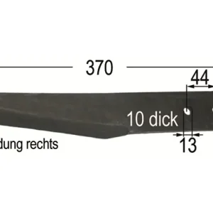 Kreiseleggenzinke re. L = 370 mm zu Maschio Sofort Bestellen