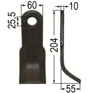 Y-Messer L = 205, Ø = 25,5 mm zu Kuhn Nobili Preis Gesenkt