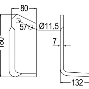 Sichere Zahlung Fräsmesser re. zu Howard 73000624401V, 624401