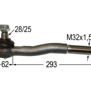 Kugelgelenk zu Case Linksgew. 128609A1 Bestseller