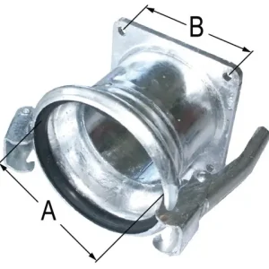 Expressversand Becher 5" mit Flansch ital. System