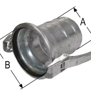 Becheranschluss 125 mm ital. System Echt