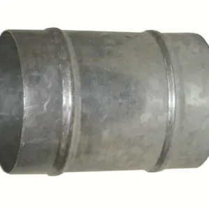 Doppel Schlauchtülle verzinkt Ø = 125 mm, L = 200 mm Geprüft