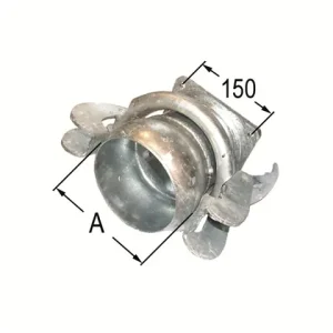 Kugel 4" mit Flansch System Bauer Echt