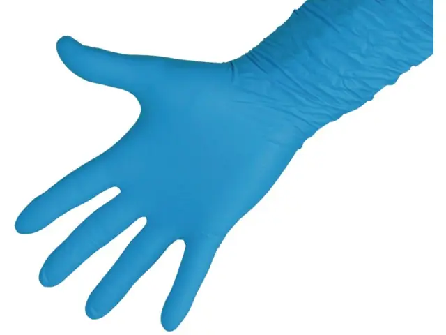 Sichere Zahlung Einmalhandschuh Nitrile Profi XL lang 50 Stk.