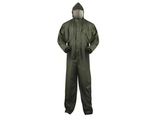 Meistverkauft Regenschutz M PU Stretch Overalls oliv