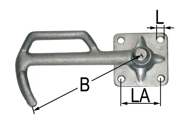 Aktuell Bügelverschluss li. Ø = 7,5 mm L = 105 mm