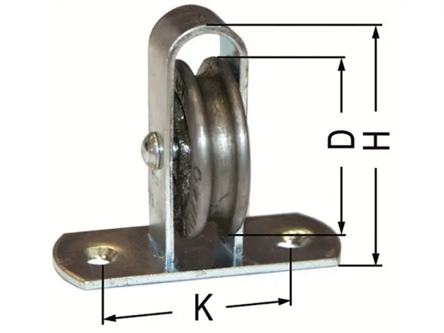 Ausverkauf Stehrolle 50mm mit Querplatte