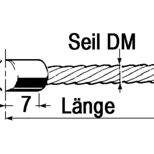 Brems-Kupplungsseil 3 mm, 3 m Neuheit