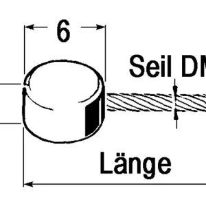 Brems- Kupplungsseil 1,6 mm, 2,5 m Knallerangebot