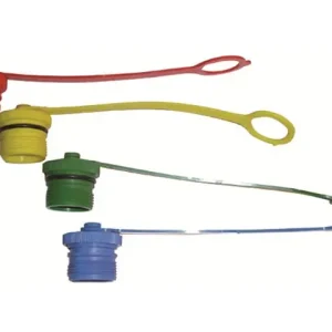 Stecker AG zu Schraubkupplung rot Geprüft