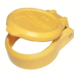 Abverkauf Clippdeckel gelb zu Muffe