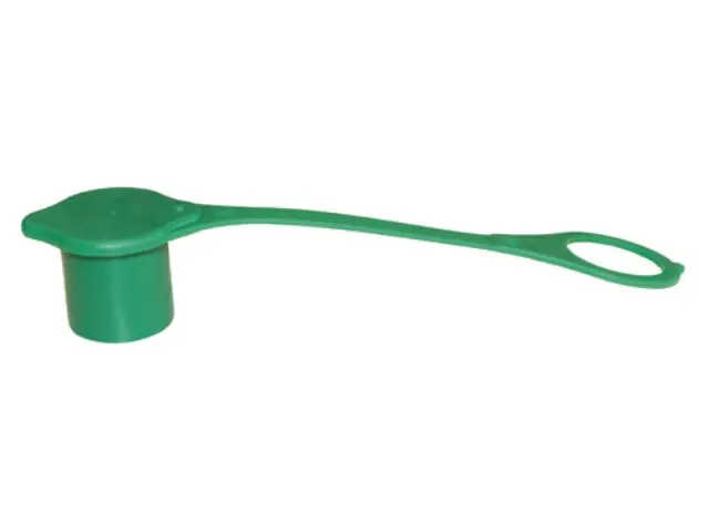 Staubkappe grün zu Stecker Geprüft