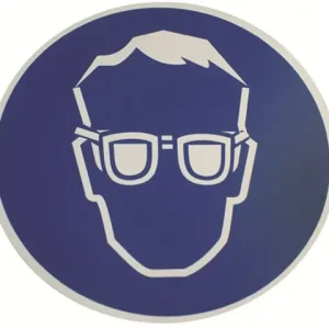 Neuheit Augenschutz tragen Schild Ø = 200 mm