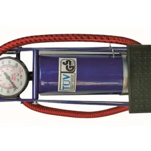 Fußluftpumpe 0-7 bar, mit Manometer Preiswert