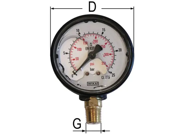 Manometer 0-25 bar Top-Seller