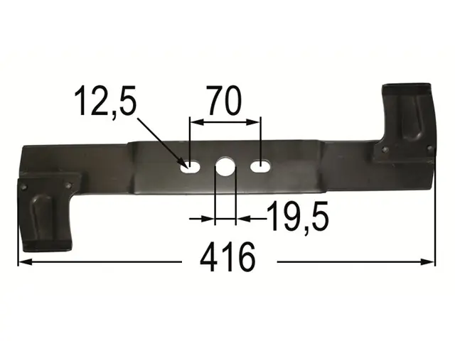 Bestpreis Rasenmähermesser z. AL-KO 416 mm