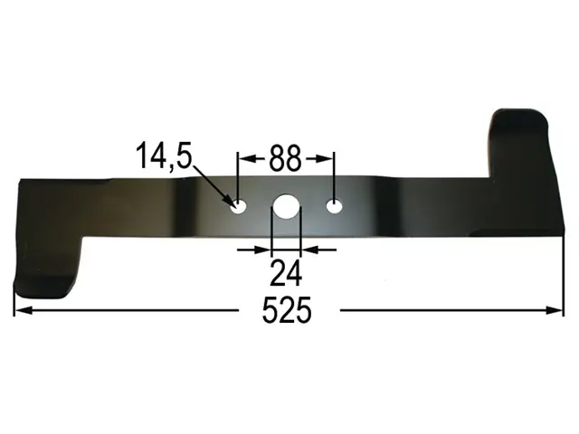 Rasenmähermesser z. Honda 525 mm Günstig