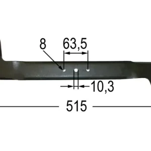 Rasenmähermesser zu MTD 515 mm Markenware