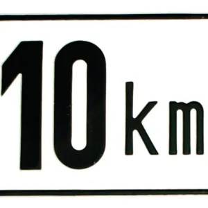 Garantierte Lieferung 10 km Tafel