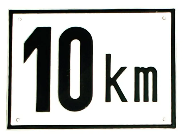Garantierte Lieferung 10 km Tafel