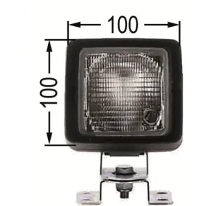 Zusatzscheinwerfer eckig 100 x 100 Sofort Bestellen