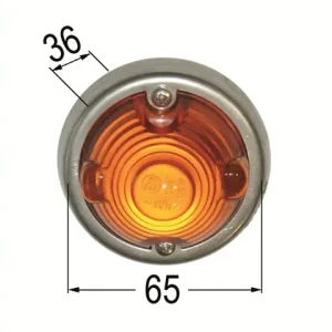 Blinkleuchte rund Dm=65mm H=36mm Versand Am Gleichen Tag