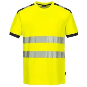 Zertifiziert T-Shirt XL Warnschutz gelb