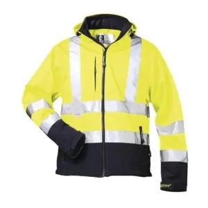 Softshelljacke XXXL gelb/marine Zertifiziert