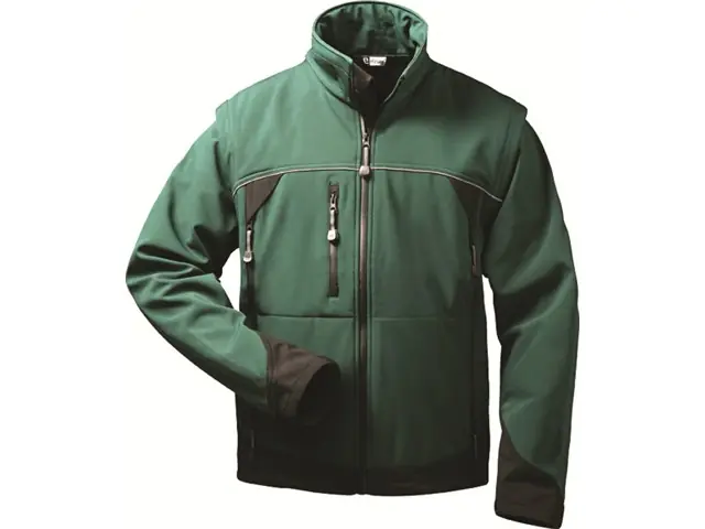 Softshell Jacke M grün/schwarz Mega-Angebot