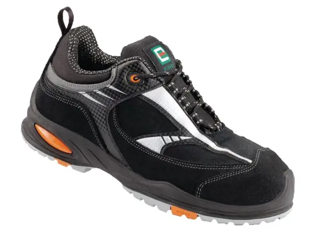 Halbschuh 42 SANZA schwarz/silber Rabatt