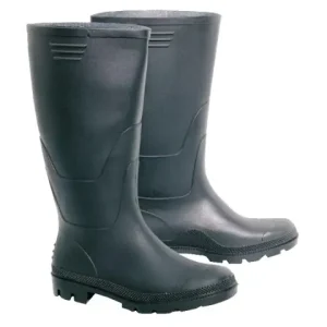 Markenware PVC Stiefel hoch 41 schwarz