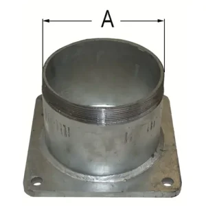 Sale Flansch mit Gewinde 5Z 138mm