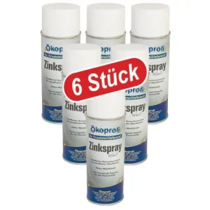 (6 Stk) Zinkspray 400 ml Bestpreis