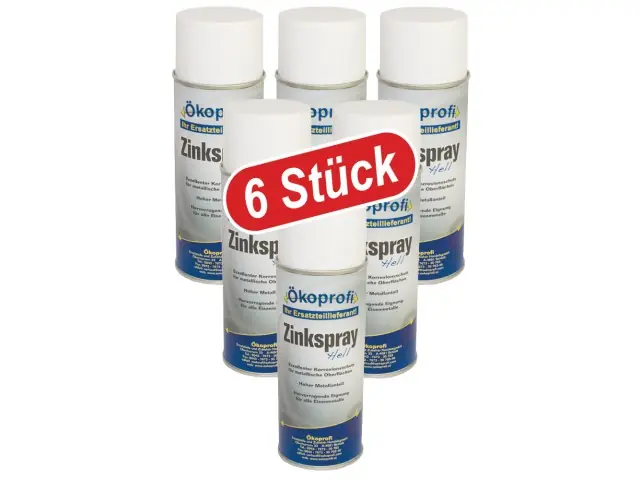(6 Stk) Zinkspray 400 ml Bestpreis